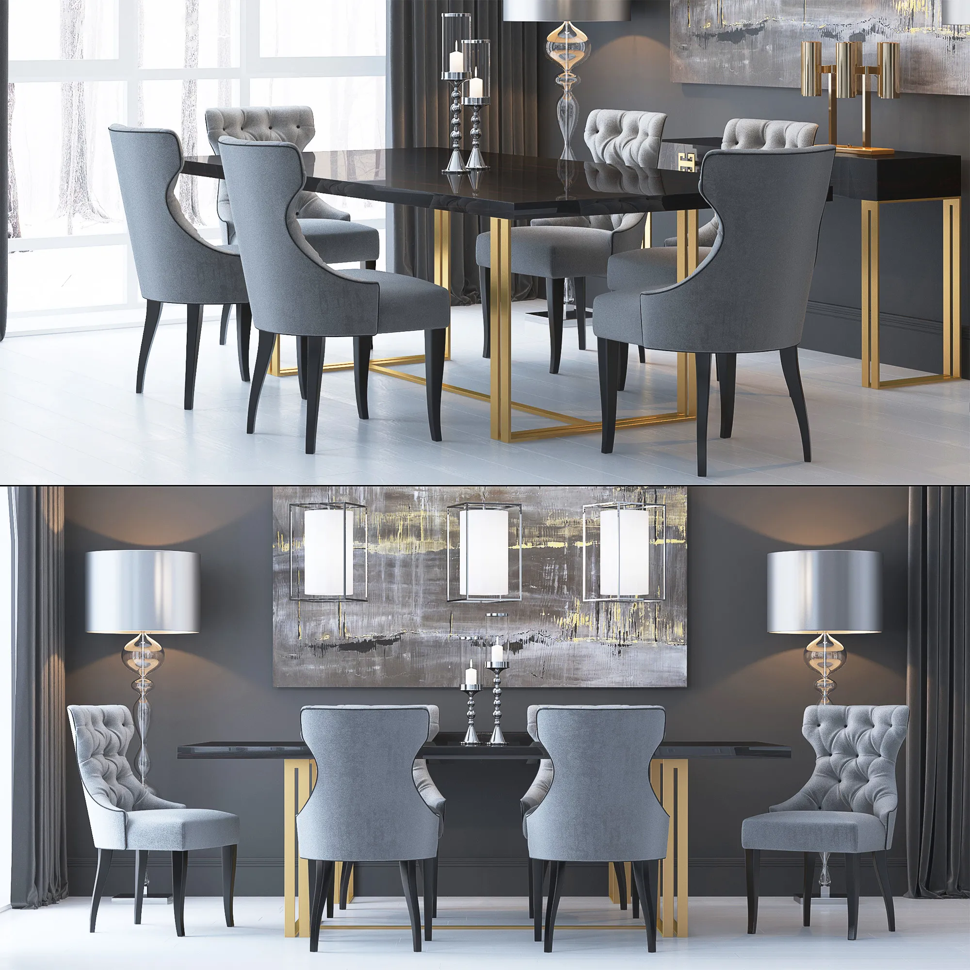 furniture – Table & chair 005 3ds Max