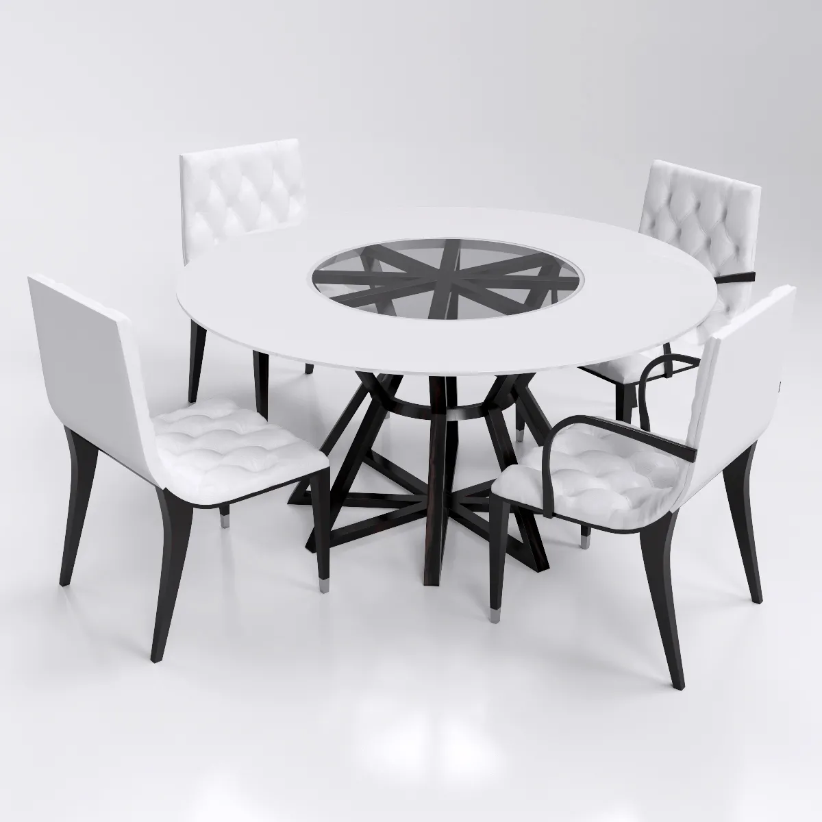 furniture – Table + chair 007 3ds Max