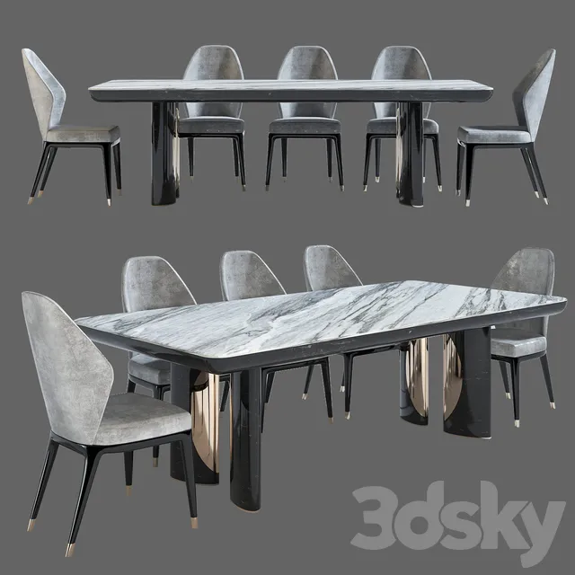 FURNITURE – TABLE CHAIR – 3D MODELS – 3DS MAX – FREE DOWNLOAD – 11530
