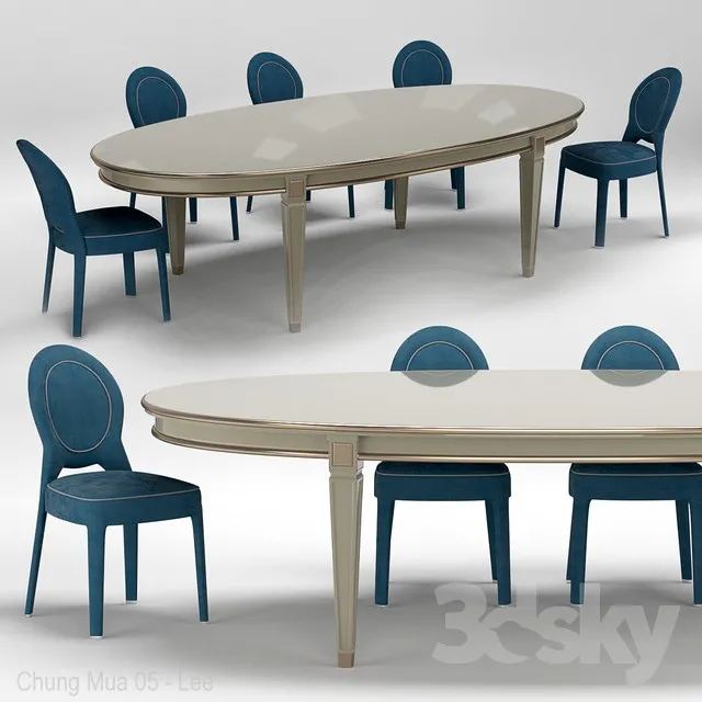 FURNITURE – TABLE CHAIR – 3D MODELS – 3DS MAX – FREE DOWNLOAD – 11535