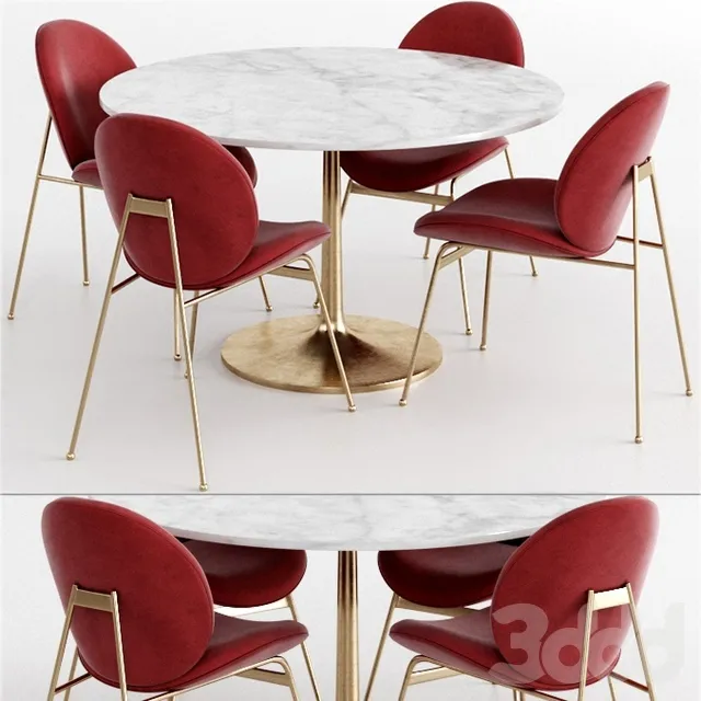 FURNITURE – TABLE CHAIR – 3D MODELS – 3DS MAX – FREE DOWNLOAD – 11623