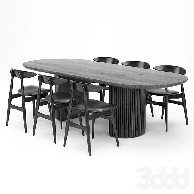 FURNITURE – TABLE CHAIR – 3D MODELS – 3DS MAX – FREE DOWNLOAD – 11780