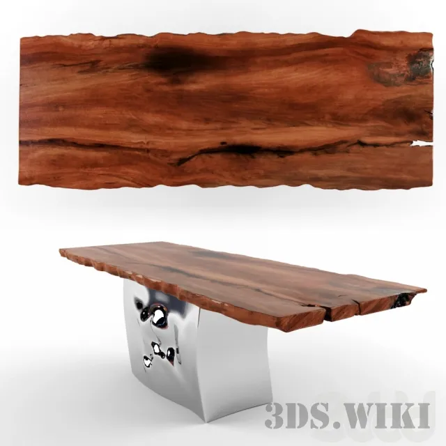 furniture – Table KAURI RIFLESSI MILLENARI By Riva 1920 3ds Max