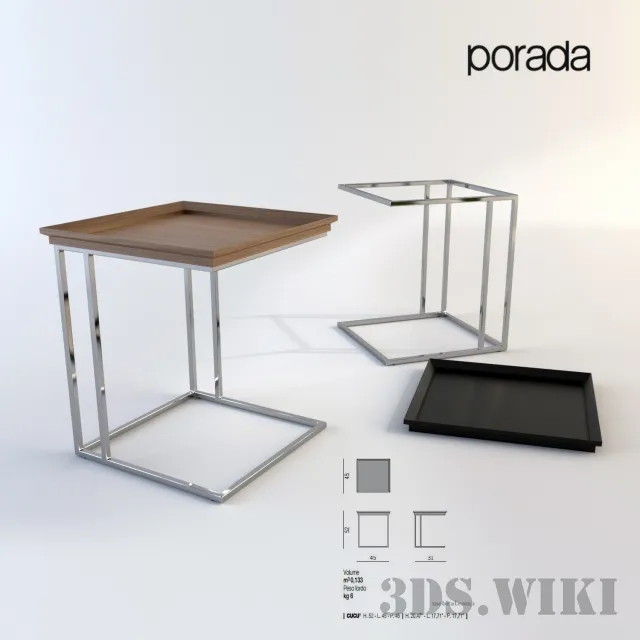 furniture – Table Porada Cucu 3ds Max