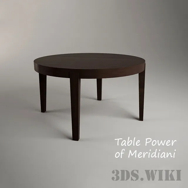 furniture – Table POWER By Meridiani 3ds Max
