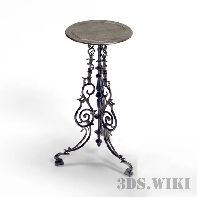 furniture – Table stand for flowers 3ds Max