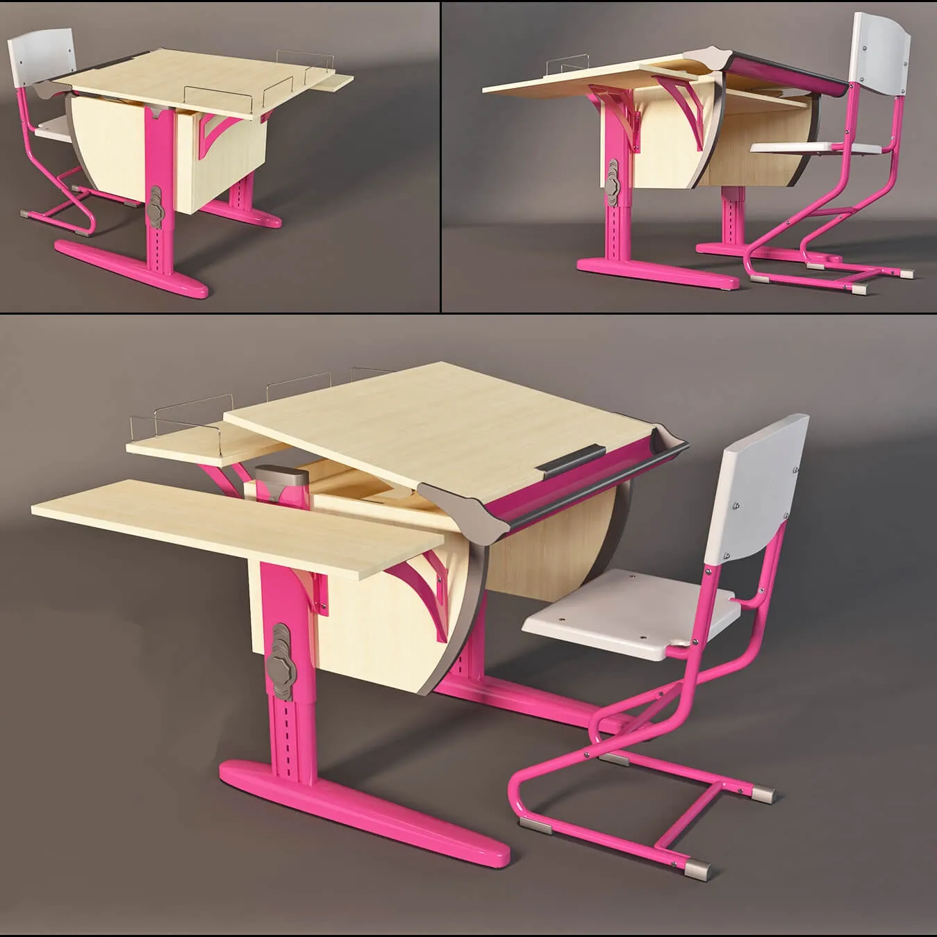 furniture – Table with chair 892 3ds Max