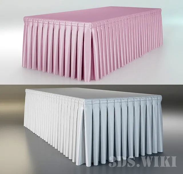 furniture – Tablecloth on the table 3ds Max