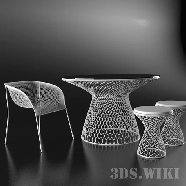 furniture – Tables and chairs 3ds Max
