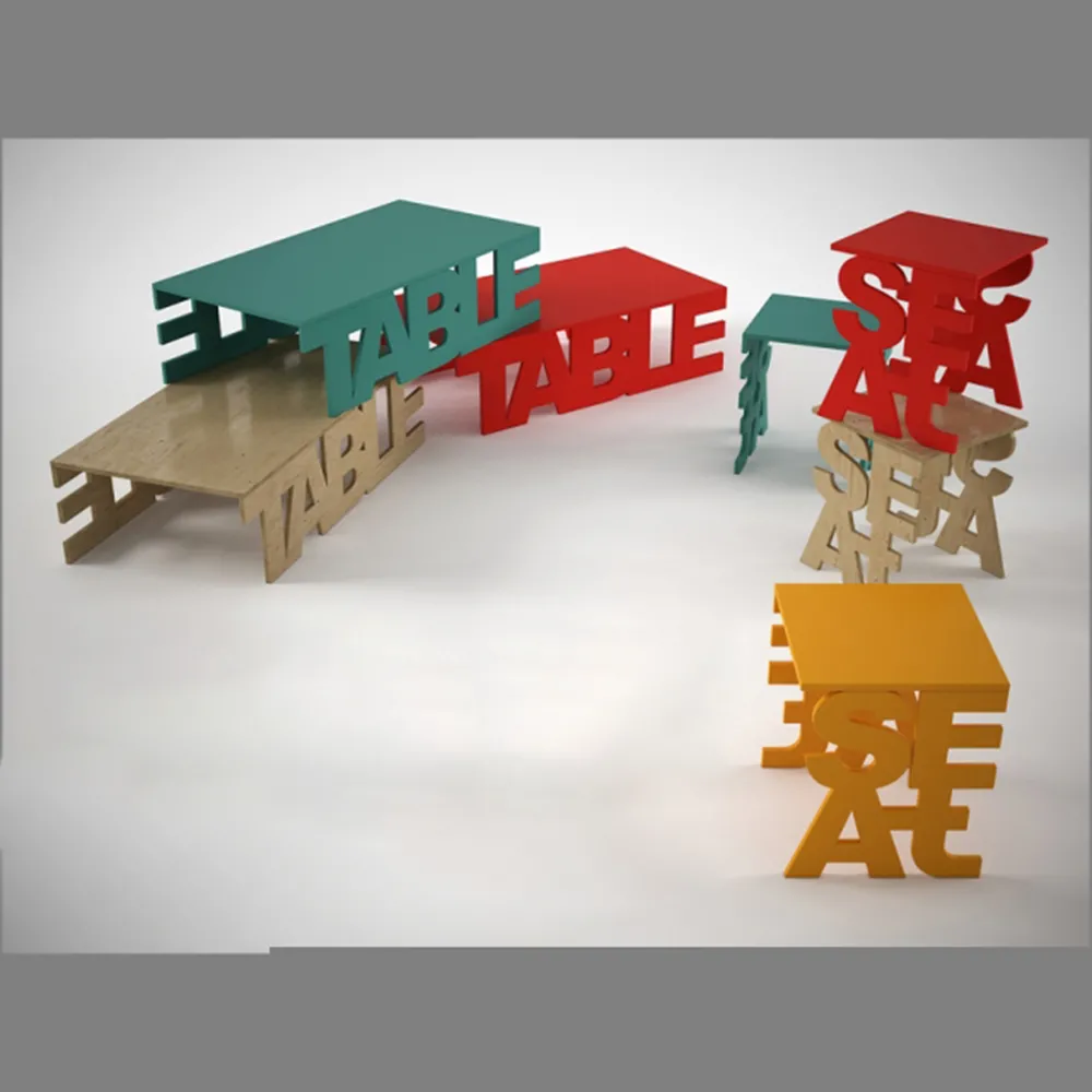 furniture – Tables and chairs Typo Furniture Collection 3ds Max