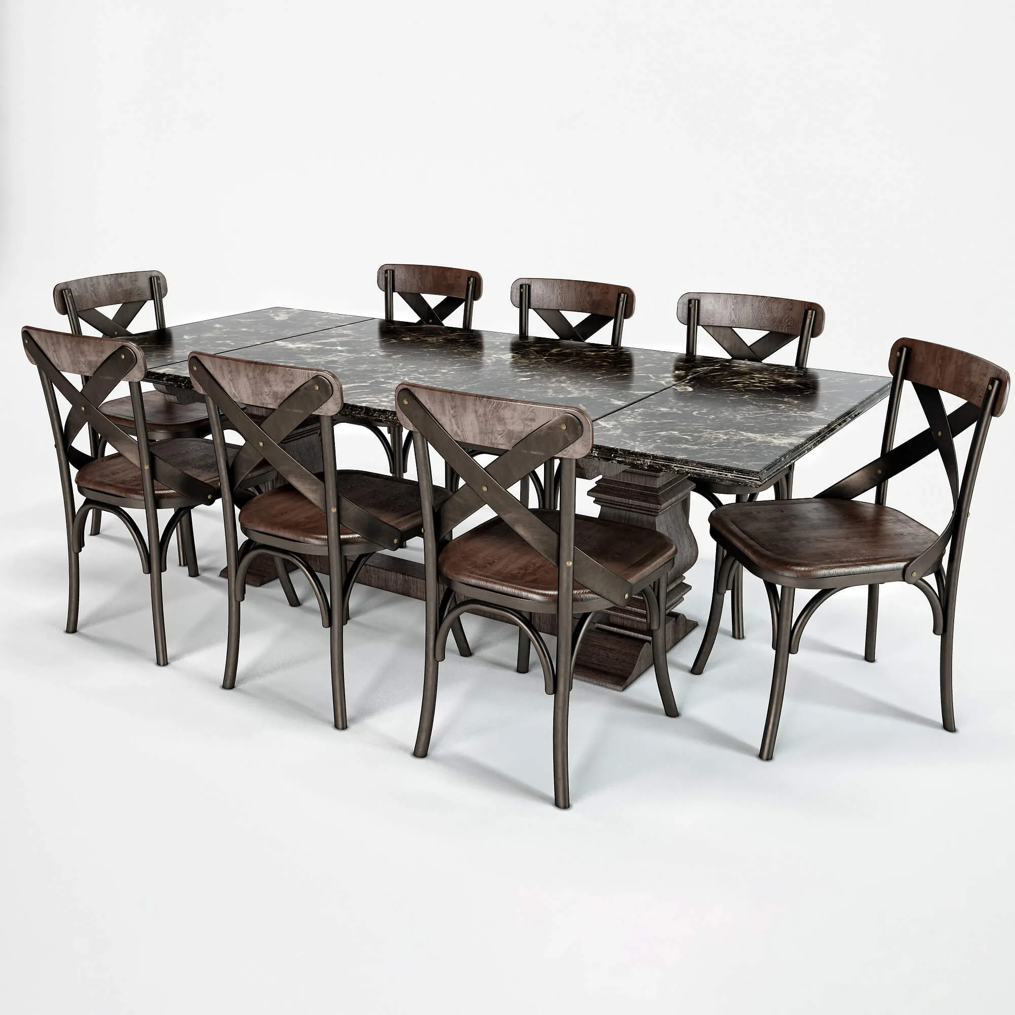 furniture – Tables & chair 007 3ds Max