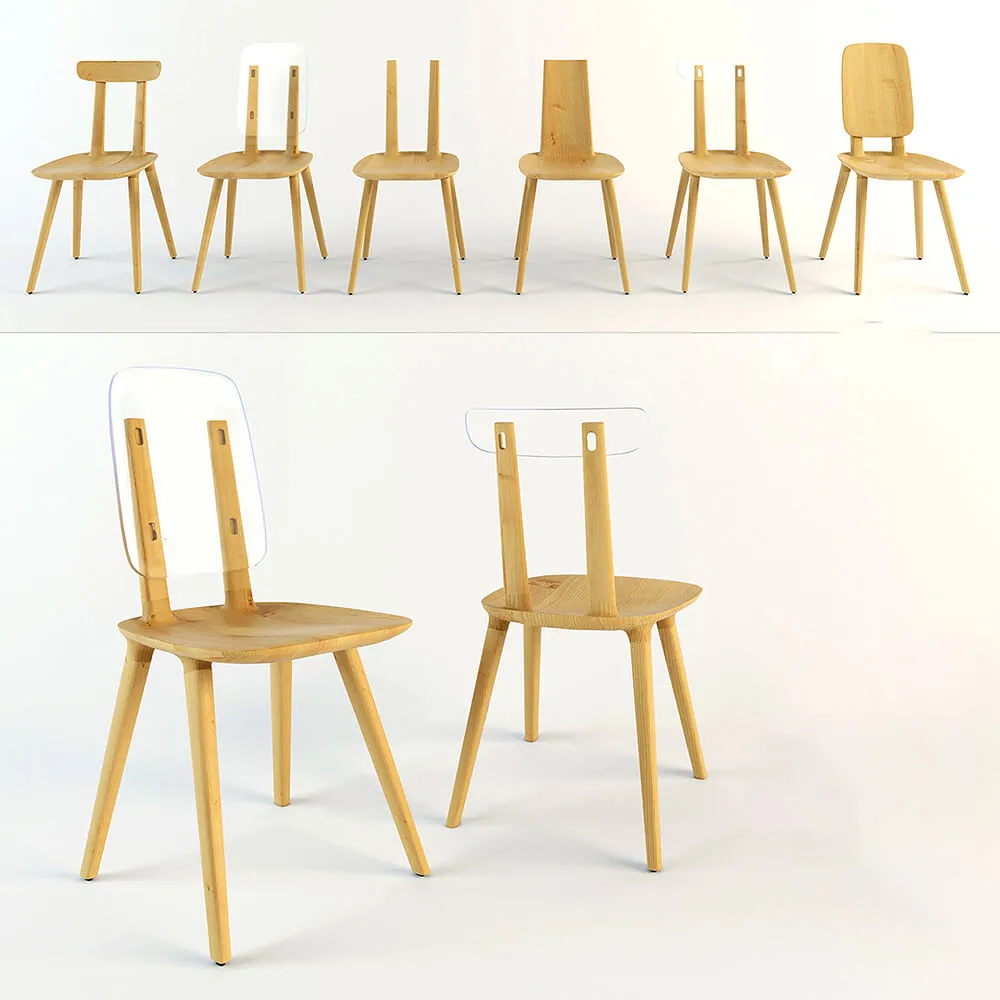 furniture – Tabu chairs by Alias 3ds Max