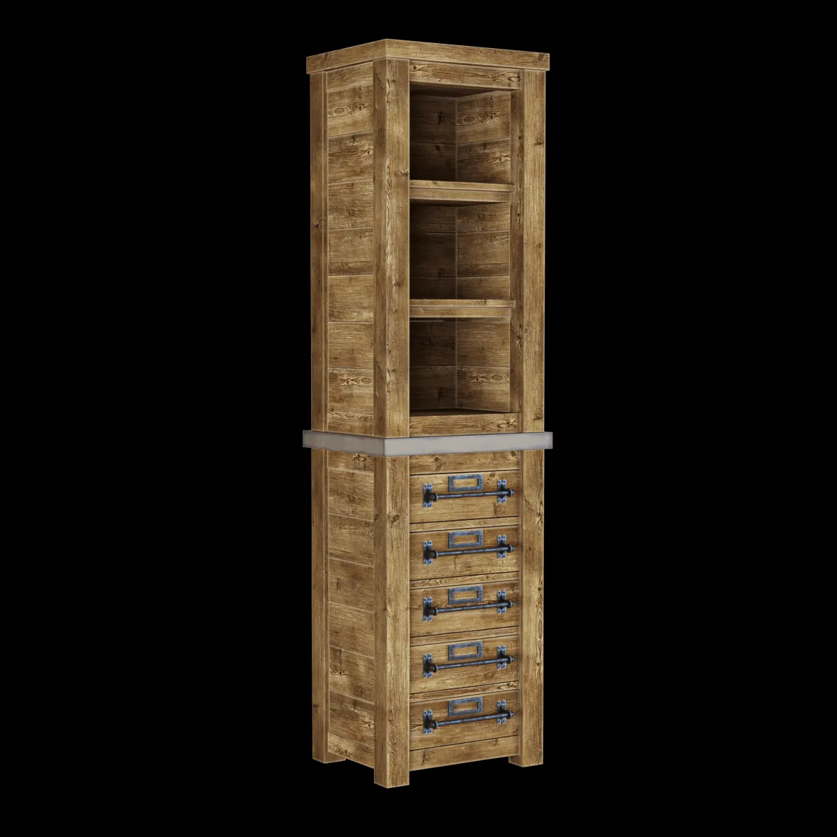furniture – Tall and narrow cabinet 3ds Max