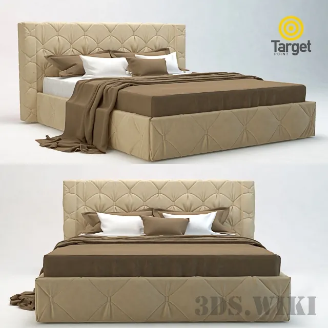 furniture – Target Point Capri Bed 3ds Max