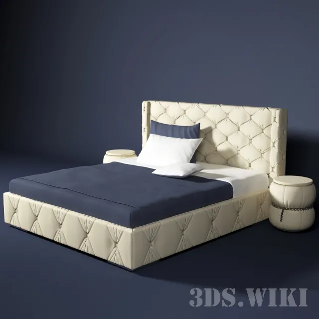 furniture – Target Point Capri C Bed 3ds Max