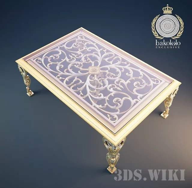 furniture – Tavolino Bakokko coffee table 3ds Max