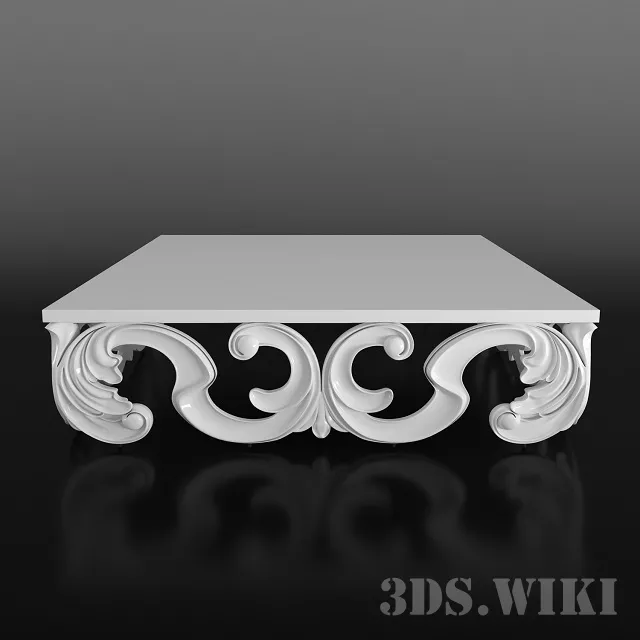 furniture – The Acanthus Coffee Table – Christopher Guy 3ds Max