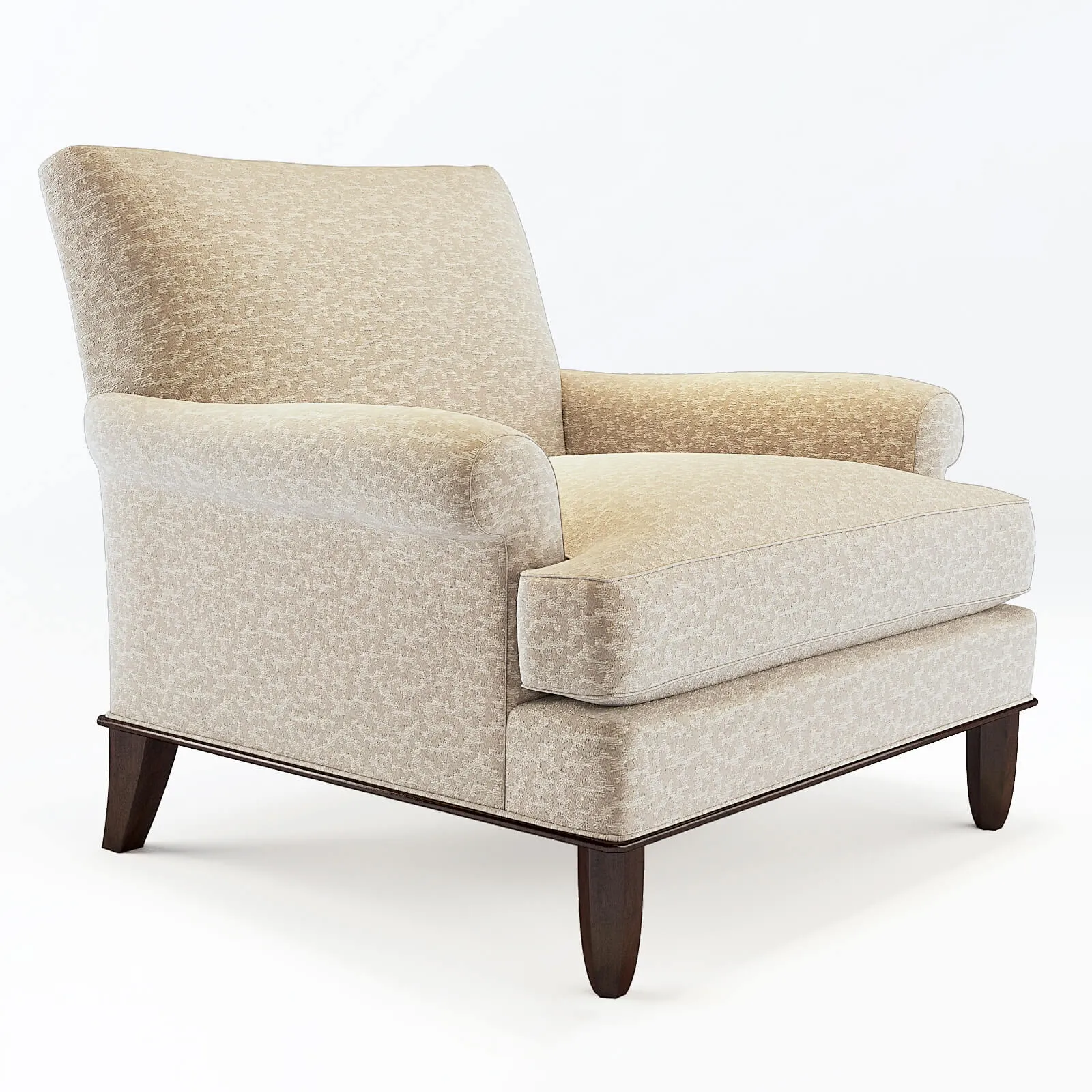 furniture – Tight Back Lounge Chair 3 3ds Max