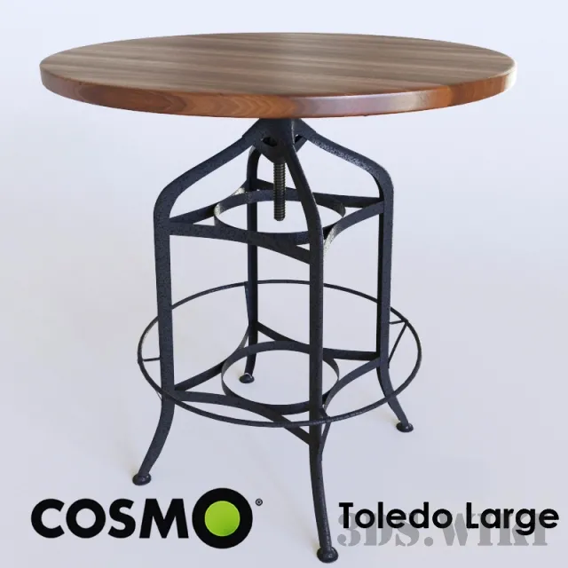 furniture – Toledo Large Cosmo table 3ds Max