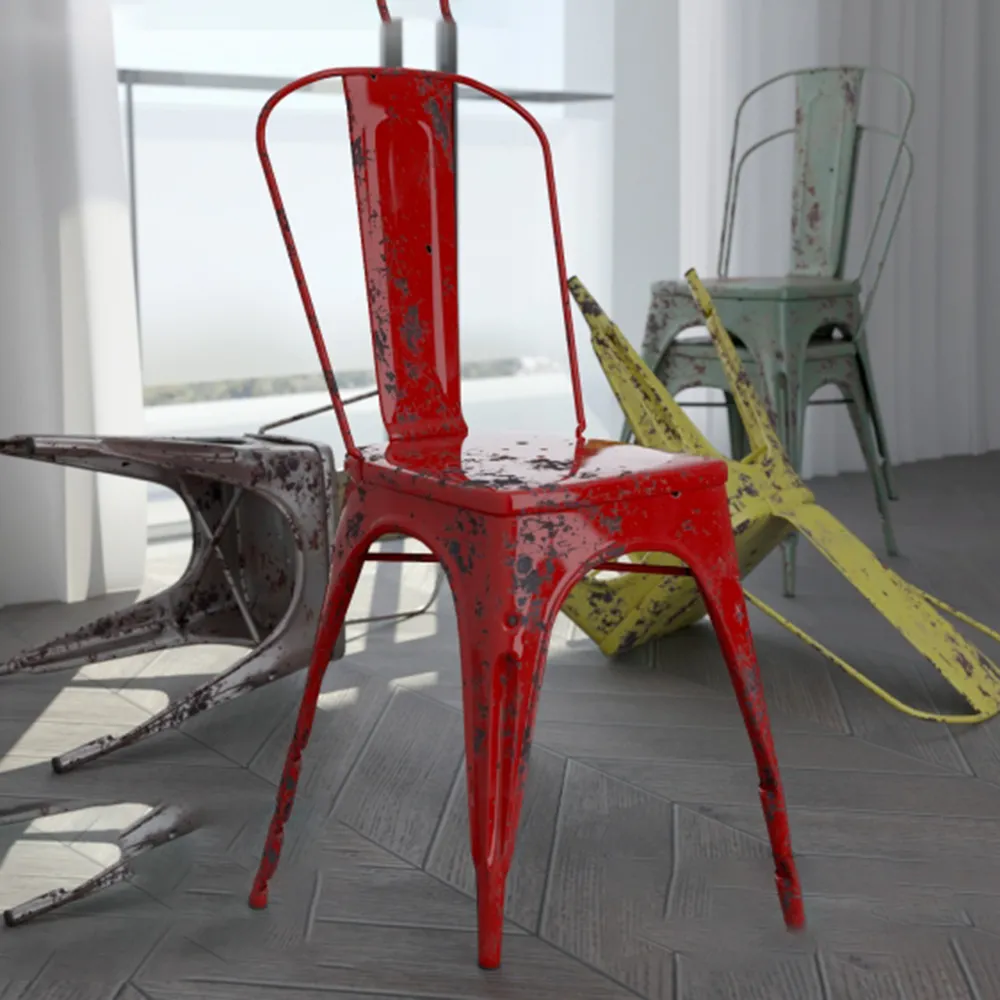 furniture – Tolix  chair 3ds Max