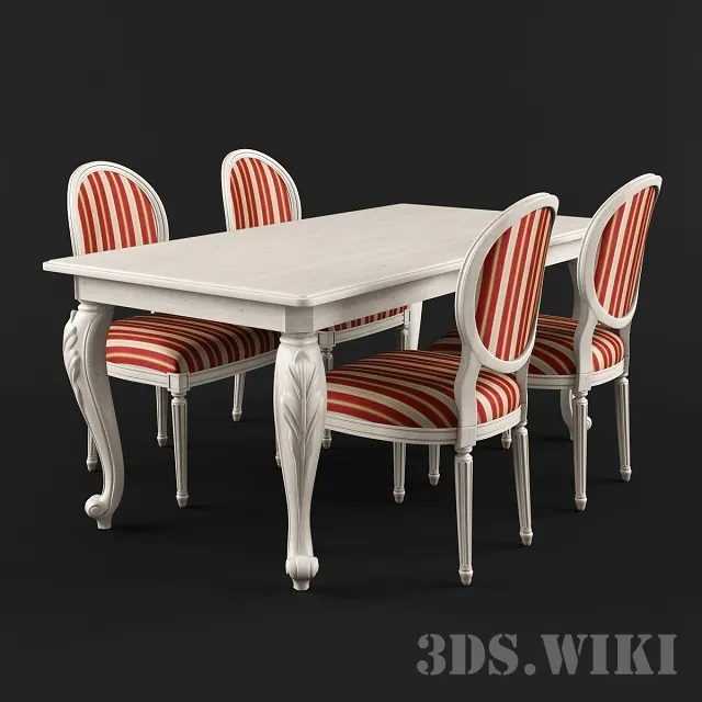 furniture – Tomassi Cucine dining group 3ds Max