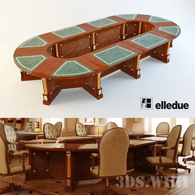 furniture – Tudor Meeting Elledue / TUDOR table 3ds Max