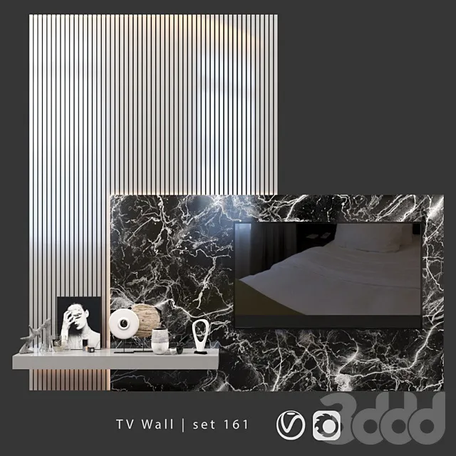 FURNITURE – TV WALL – 3D MODELS – 3DS MAX – FREE DOWNLOAD – 12046