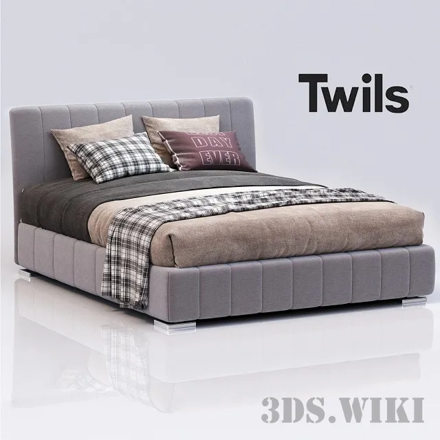 furniture – Twils Tender Barre Bed 3ds Max