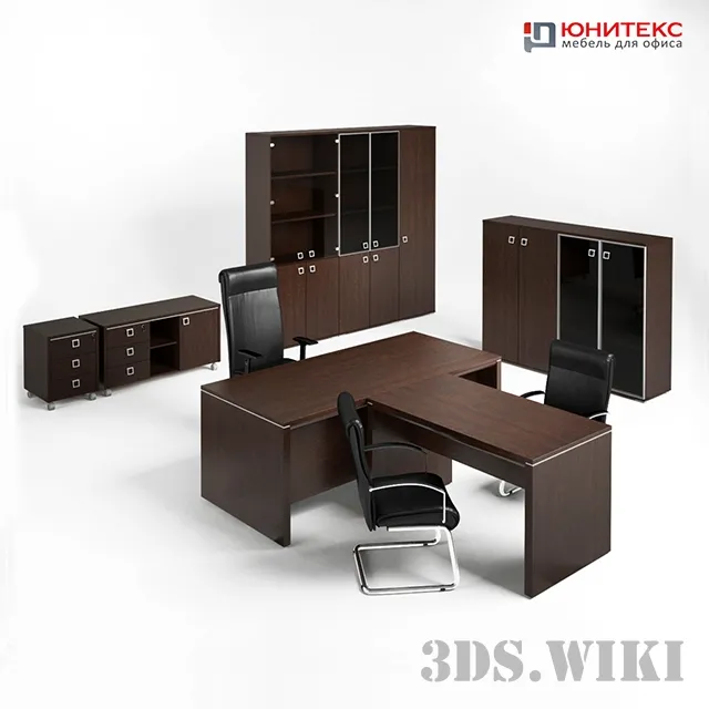 furniture – Unitex office furniture 3ds Max