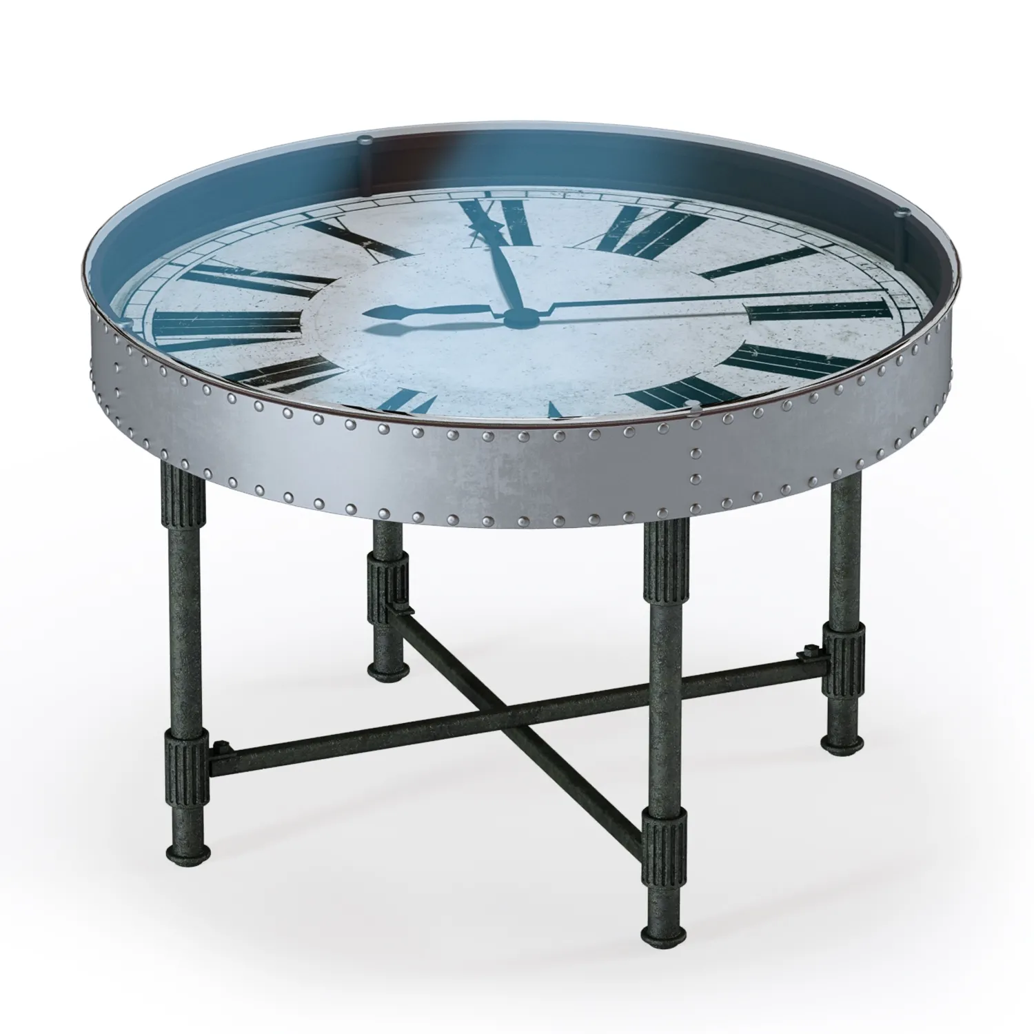 furniture – Uttermost 24321 Cassem Clock coffee table 3ds Max