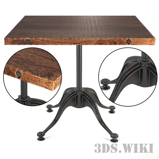 furniture – V42 Bistro Table Large 3ds Max