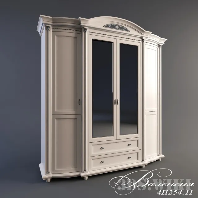furniture – Valencia Wardrobe 3ds Max