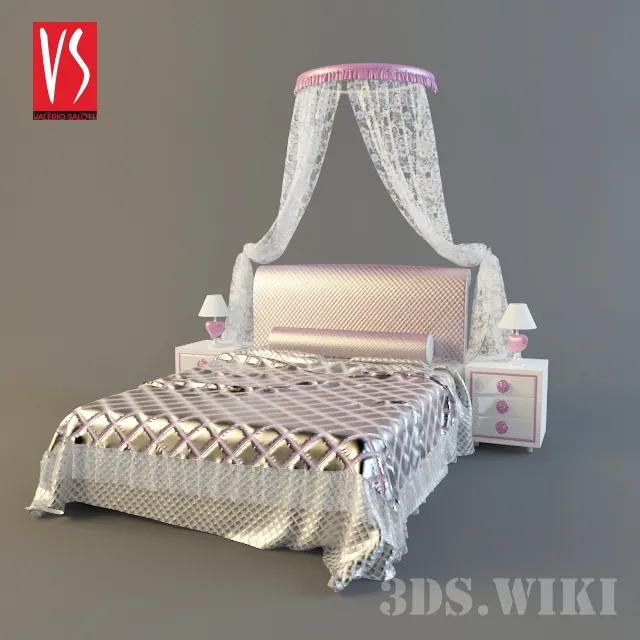furniture – Valerio Salotti bed 3ds Max