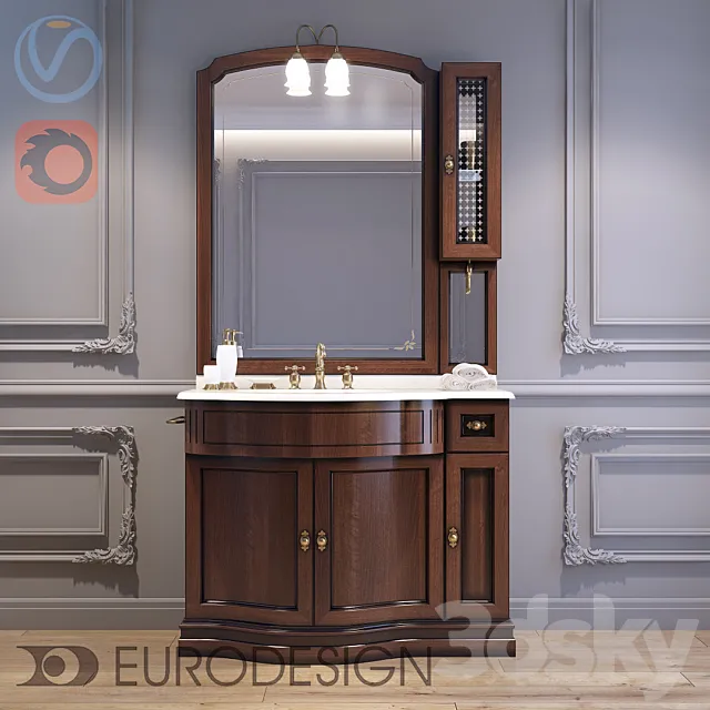 Furniture vannoy_Eurodesign_IL Borgo_Comp_3 3DSMax File
