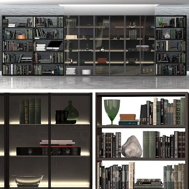 furniture – Varenna Poliform Day System 8 Cabinet 3ds Max