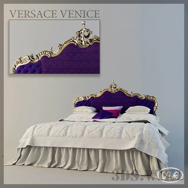 furniture – VENICE Versace Home Bed – Versace Home Collection 3ds Max