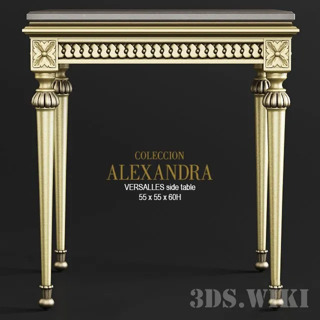furniture – VERSALLES side table collection Alexandra 3ds Max