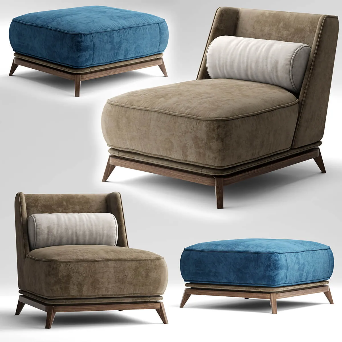 furniture – Vibieffe armchair 012 3ds Max