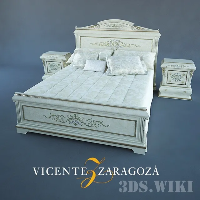 furniture – Vicente Zaragoza Verona bed 3ds Max