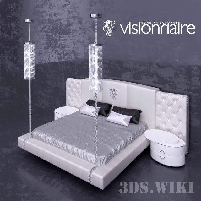 furniture – Visionnaire Beauforts Letto Bed – Ipe Cavalli 3ds Max