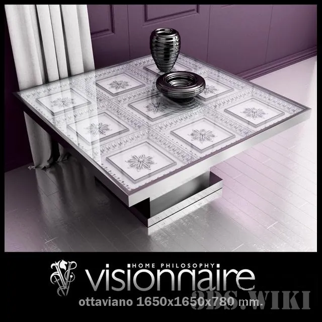 furniture – Visionnaire Ottaviano table 3ds Max