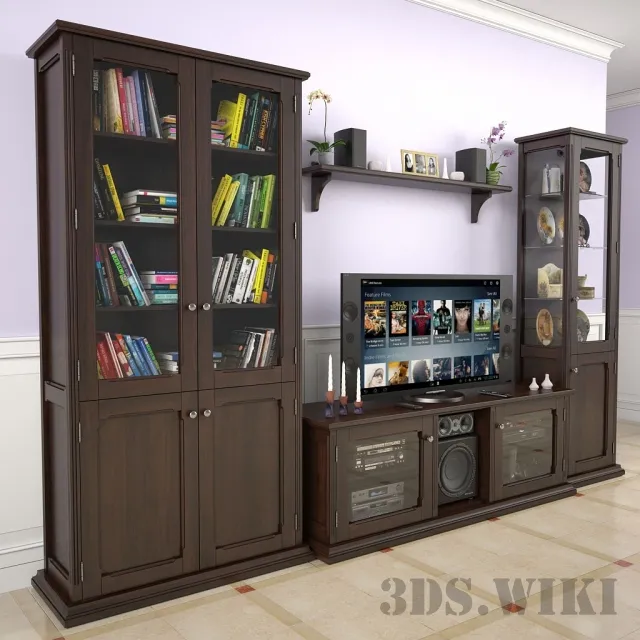furniture – Vista wardrobe for living room 3ds Max