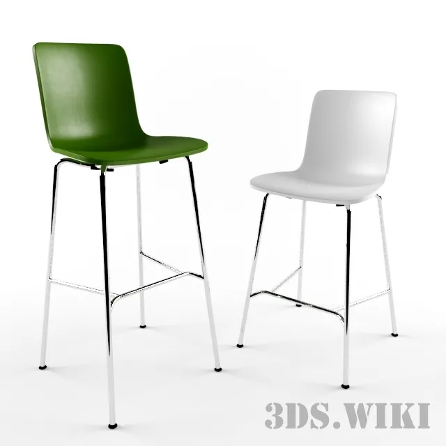 furniture – Vitra Hal High and Medium Chair 3ds Max