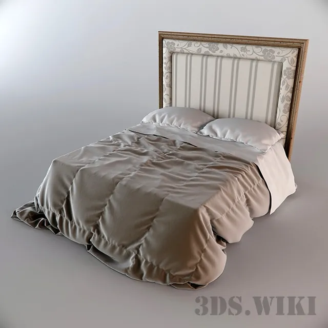furniture – Volpi Gastone bed 3ds Max