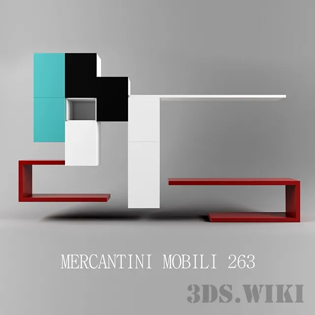 furniture – Wall shelf Ulteriori Composizioni 263 3ds Max