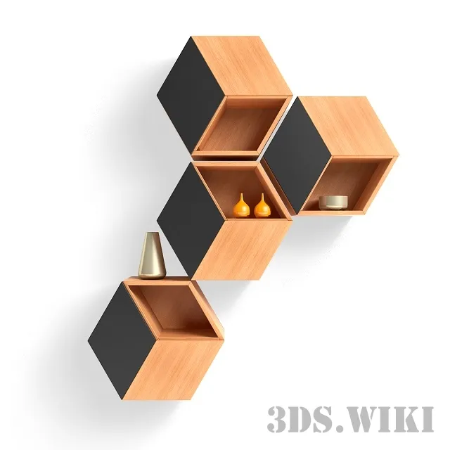 furniture – Wall shelves 3ds Max