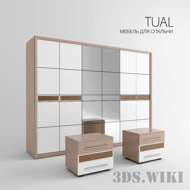 furniture – Wardrobe and cabinets TUAL 3ds Max