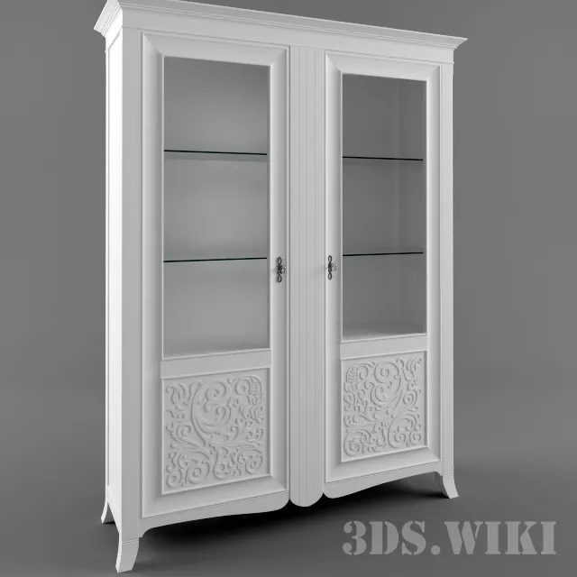 furniture – Wardrobe Showcase for Dishes 3ds Max