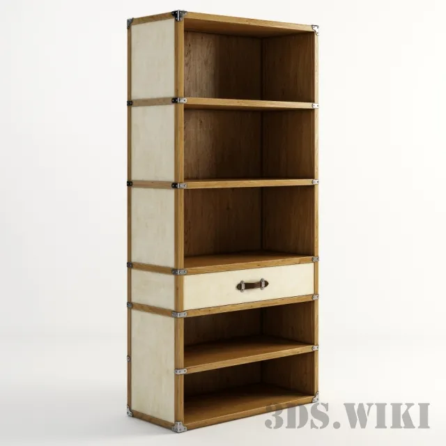 furniture – Wardrobe VELLUM TRUNK BOOKCASE MN2110 3ds Max