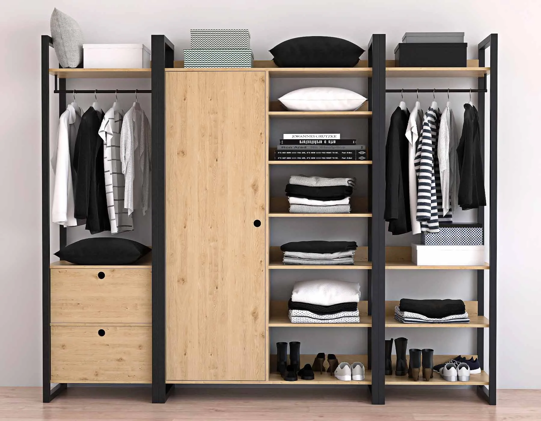 furniture – wardrobe woodmood 3ds Max